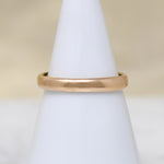 Art Deco Era 14k Gold Half Round Band Size 7.25