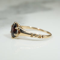 Pretty Victorian Garnet Ring