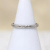 Belle's Beauty Diamond & Engraved Platinum Band