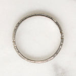 Belle's Beauty Diamond & Engraved Platinum Band