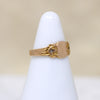 Tiny 10k Gold Art Deco Signet Ring