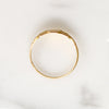 Tiny 10k Gold Art Deco Signet Ring