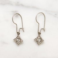 Starry Little Diamond Drop Earrings