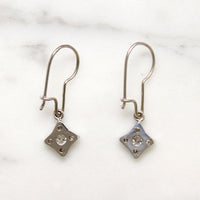Starry Little Diamond Drop Earrings