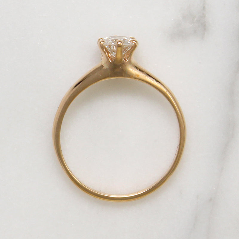 Delightful Victorian Old European Cut Diamond Solitaire