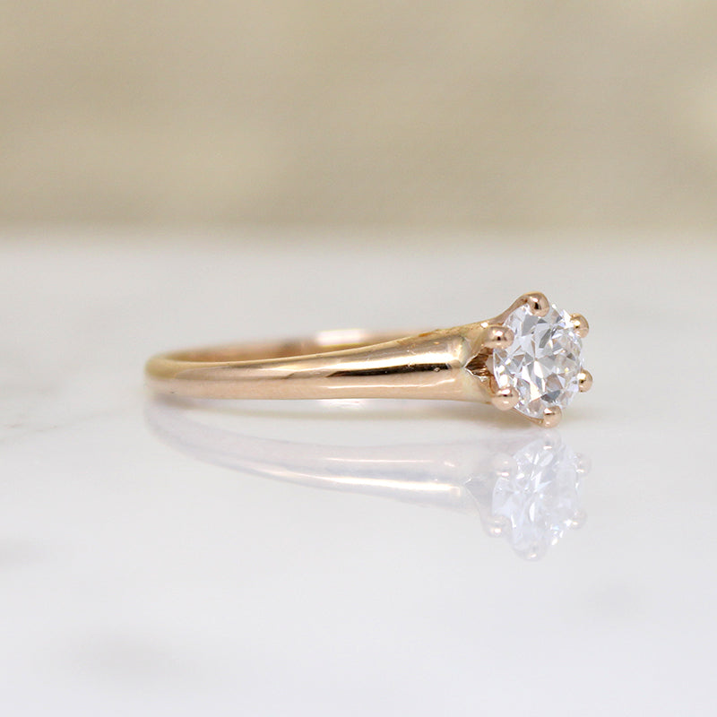 Delightful Victorian Old European Cut Diamond Solitaire