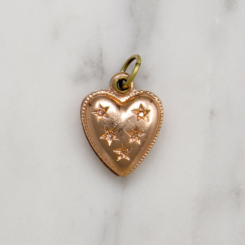 Star Spangled Vintage Heart Locket