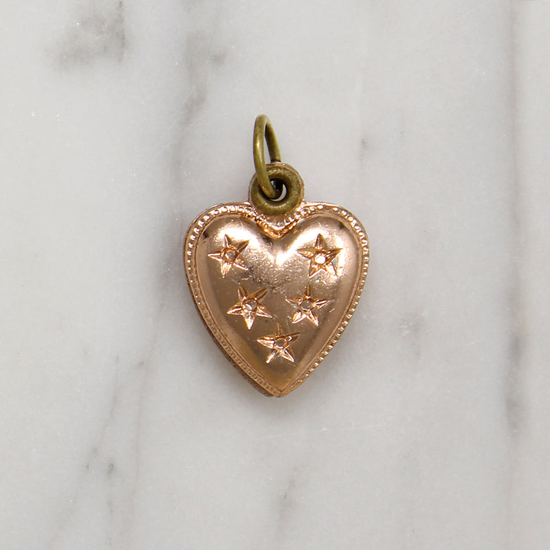 Star Spangled Vintage Heart Locket
