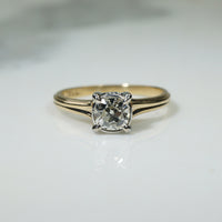 Mid Century Gold and Platinum Solitaire
