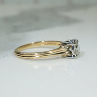 Mid Century Gold and Platinum Solitaire