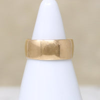Wide Vintage 14k Gold Band Size 6.5
