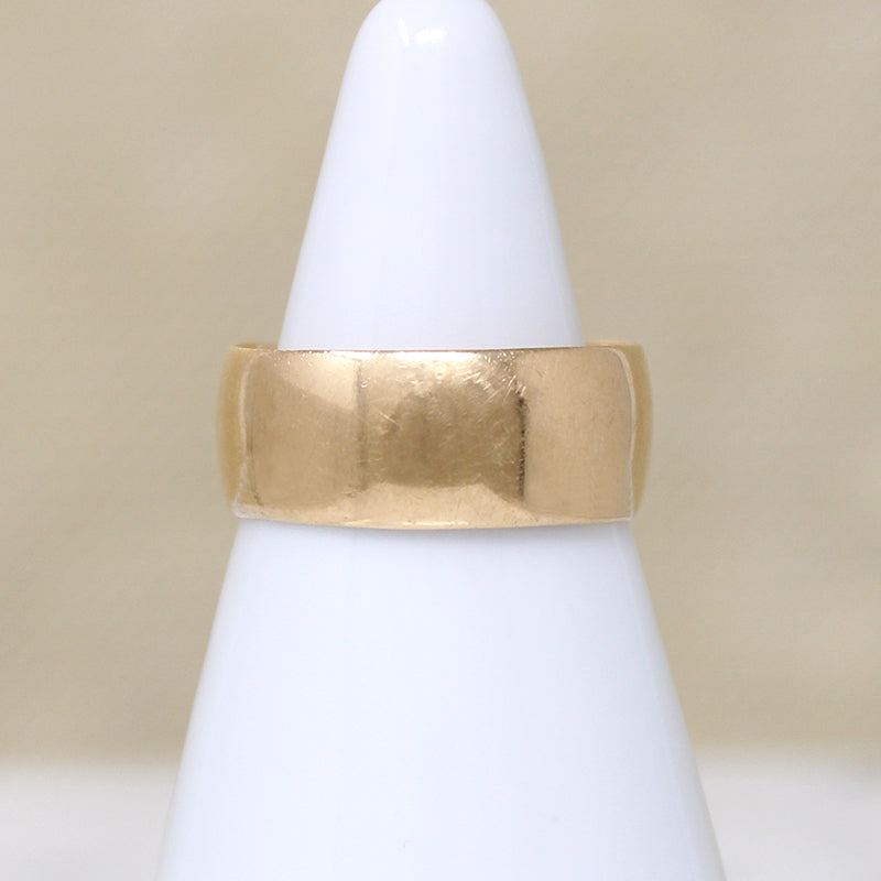 Wide Vintage 14k Gold Band Size 6.5