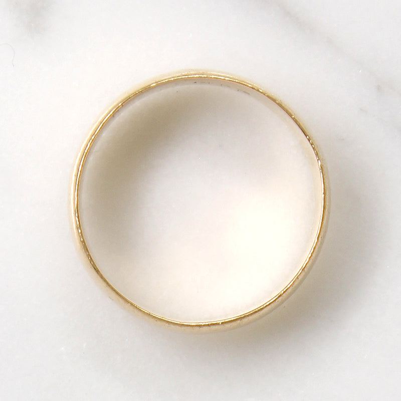 Wide Vintage 14k Gold Band Size 6.5
