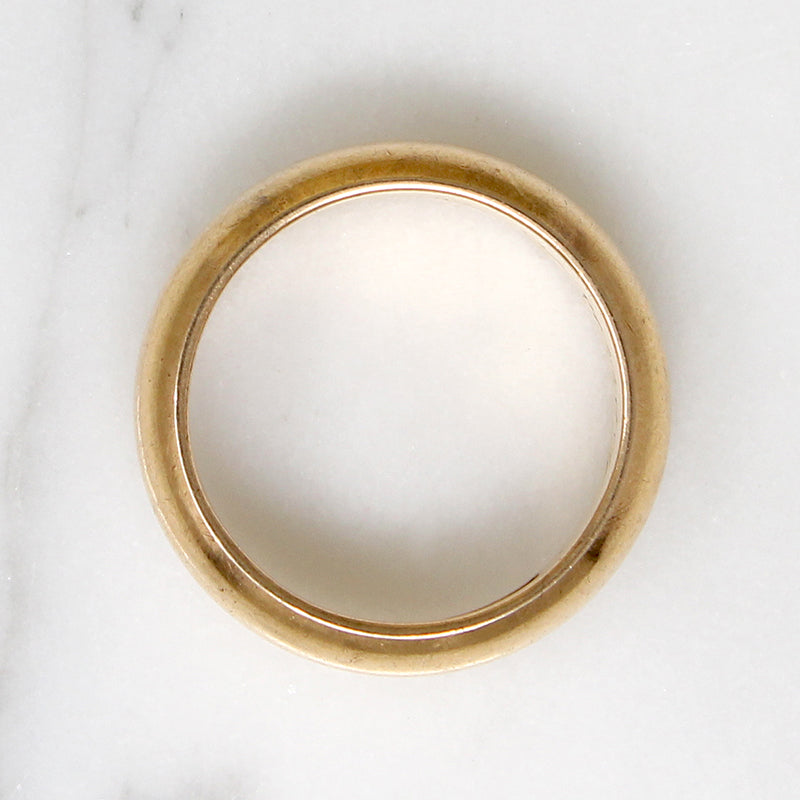 Voluptuous Victorian 18k Gold Wedding Band