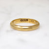 Buttery Size 9 Victorian 18k Gold Wedding Band 