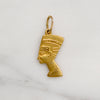 Queen Nefertiti 18k Gold Charm