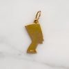 Queen Nefertiti 18k Gold Charm