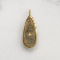 Shimmering Opal Tear Drop in 14k Gold Pendant