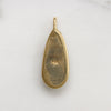 Shimmering Opal Tear Drop in 14k Gold Pendant