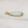 Shimmering Opal Tear Drop in 14k Gold Pendant