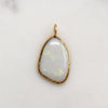 Free Form Opal in 14k Gold Pendant