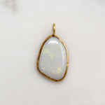 Free Form Opal in 14k Gold Pendant