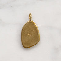 Free Form Opal in 14k Gold Pendant