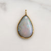 Magical Pale Lavender Opal in 14k Gold Pendant