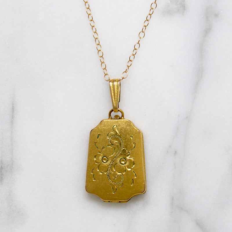 Charming Engraved 1939 Gold Fill Locket