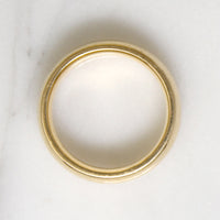 Curvaceous Size 4.5 14k Gold Wedding Band
