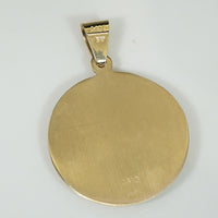 Chunky Hip 70s 14k Gold Taurus Pendant