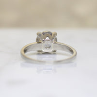 Brilliant .71ct Old European Cut Retro Solitaire Ring