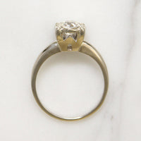 Brilliant .71ct Old European Cut Retro Solitaire Ring