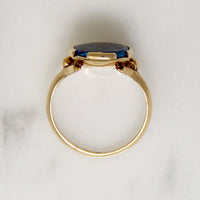 Little Black Opal Ring with Big Color