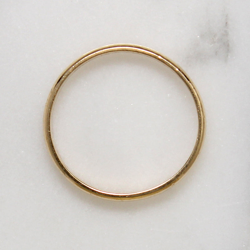 Victorian 14k Gold Wedding Band Size 7