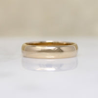 Vintage 14k Gold Half Round Band Size 6