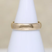 Vintage 14k Gold Half Round Band Size 6