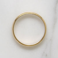 Vintage 14k Gold Half Round Band Size 6