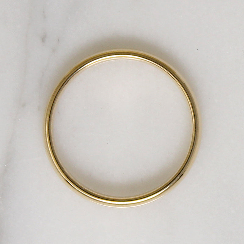 Classic 14k Gold Vintage Wedding Band Size 7