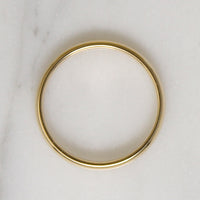 Classic 14k Gold Vintage Wedding Band Size 7