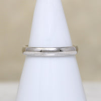 Vintage 14k White Gold Wedding Band Size 5.75