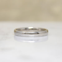 Vintage 14k White Gold Wedding Band Size 5.75