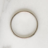 Vintage 14k White Gold Wedding Band Size 5.75
