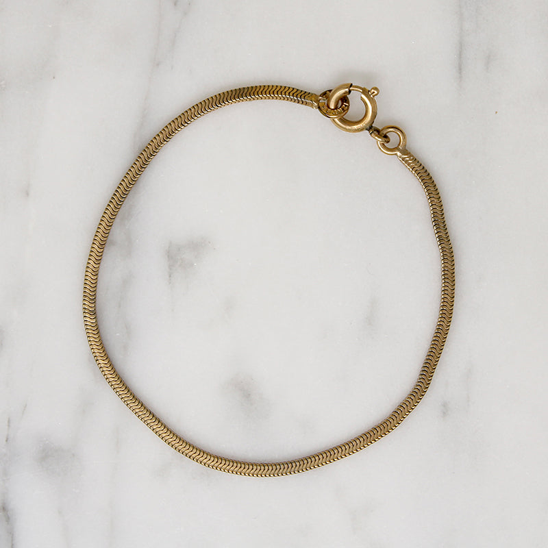 Gold Filled Snake Chain Bracelet