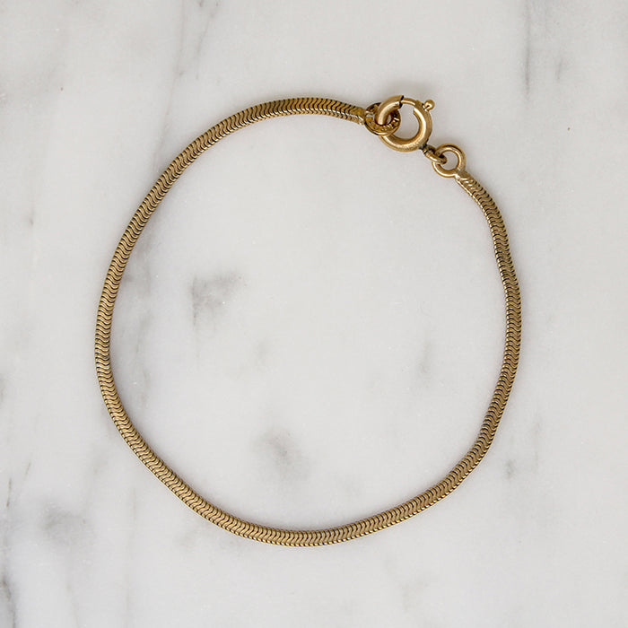 Gold Filled Snake Chain Bracelet