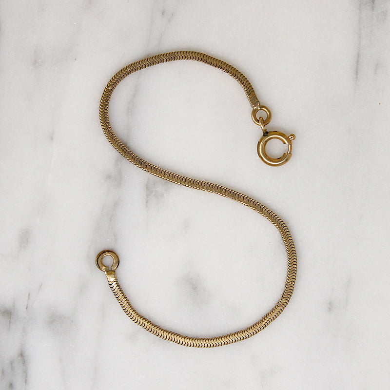 Gold Filled Snake Chain Bracelet