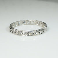The Original Platinum Leap Year Diamond Band