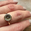 Antique Compass Ring in Recycled Gold