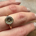 Antique Compass Ring in Recycled Gold