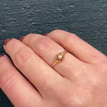 Victorian Pearl Solitaire in Shapely Gold Belcher Setting